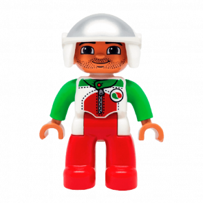 Фігурка Lego Boy Red Legs Race Top Duplo 47394pb183 Б/У