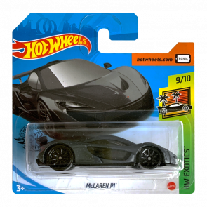 Машинка Базова Hot Wheels McLaren P1 Exotics 1:64 GHF48 Dark Grey - Retromagaz