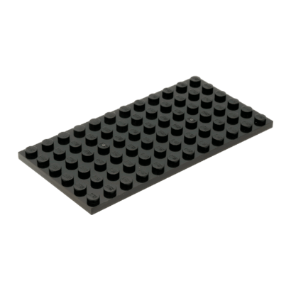 Пластина Lego Звичайна 4шт 6 x 12 3028 302826 Black Б/У - Retromagaz