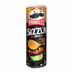 Чіпси Pringles Flame Mexican Chilli & Lime 160g - Retromagaz