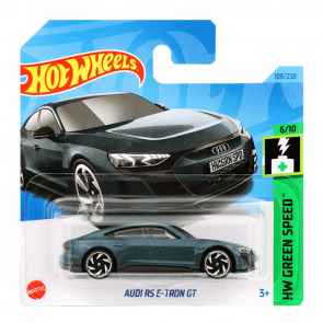 Машинка Базовая Hot Wheels Audi RS E-Tron GT Green Speed 1:64 HKH58 Dark Grey - Retromagaz