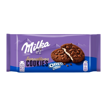 Печиво Milka Sensations Cookies Oreo Creme 156g - Retromagaz