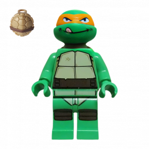 Фігурка Lego Teenage Mutant Ninja Turtles Michelangelo Cartoons tnt003 Б/У - Retromagaz