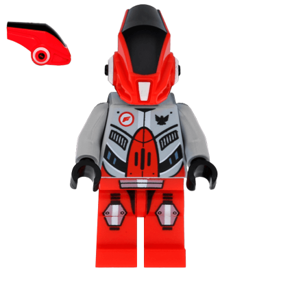 Фігурка Lego Galaxy Squad Red Robot Space gs006 2 Б/У - Retromagaz