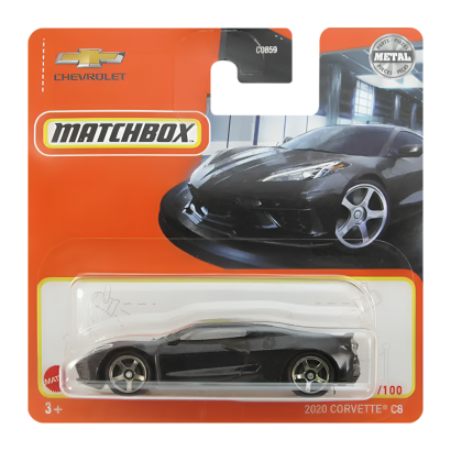 Машинка Велике Місто Matchbox 2020 Corvette C8 Off-Road 1:64 HFR84 Black - Retromagaz