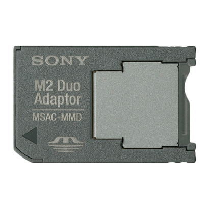 Адаптер Sony Memory Stick Micro M2 - Memory Stick PRO Duo Memory Stick PRO Duo Grey Б/У - Retromagaz