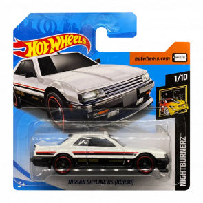 Машинка Базовая Hot Wheels Nissan Skyline RS (KDR30) Nightburnerz 1:64 FYD11 White - Retromagaz