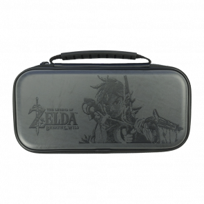 Чохол Твердий Nintendo Switch OLED Model Lite Deluxe Zelda Breath of The Wild Link Travel Case Grey Новий - Retromagaz