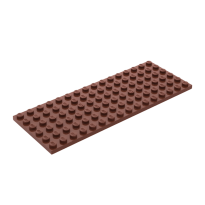 Пластина Lego Звичайна 6 x 16 3027 4539113 6132734 Reddish Brown Б/У - Retromagaz