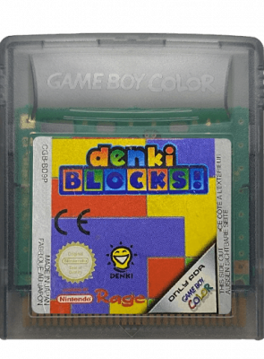 Игра Nintendo Game Boy Color Denki Blocks! Английская Версия Только Картридж Б/У