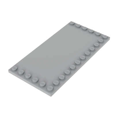 Плитка Lego Модифицированная Studs on Edges 6 x 12 6178 4211836 Light Bluish Grey Б/У - Retromagaz