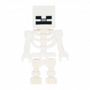 Фігурка Lego Minecraft Skeleton with Cube Skull Games min011 1 Б/У