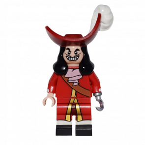 Фігурка Lego Disney Captain Hook Cartoons dis016 Б/У - Retromagaz