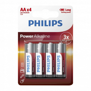 Батарейка Philips AA Bat Alkaline Power 4шт - Retromagaz