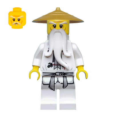 Фігурка Lego Інше Master Sensei Wu Pearl Gold Hat Ninjago njo064 Б/У - Retromagaz