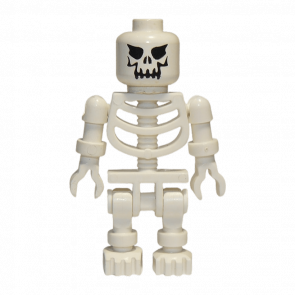 Фігурка Lego Knights Kingdom I Skeleton Evil Skull Floppy Arms Castle gen004 Б/У - Retromagaz