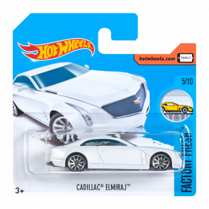 Машинка Базова Hot Wheels Cadillac Elmiraj Factory Fresh 1:64 DTX54 White - Retromagaz