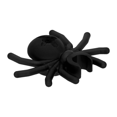 Фігурка Lego Земля Spider with Round Abdomen and Clip Animals 30238 1 4113209 Black 4шт Б/У - Retromagaz