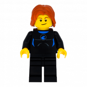 Фигурка Lego Coast Guard 973pb1435 Surfer in Wetsuit City cty0407 Б/У