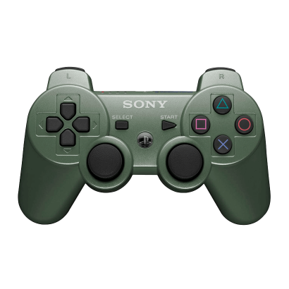 Геймпад Бездротовий Sony PlayStation 3 DualShock 3 Killzone Limited Edition Green Black Б/У - Retromagaz