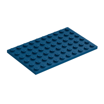 Пластина Lego Звичайна 6 x 10 3033 4252315 4512719 6200659 Dark Blue 2шт Б/У - Retromagaz