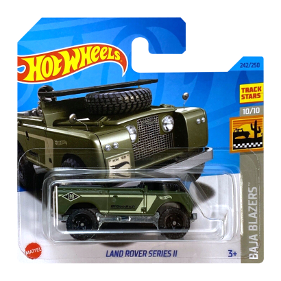 Машинка Базова Hot Wheels Land Rover Series II Baja Blazers 1:64 HKG65 Green - Retromagaz