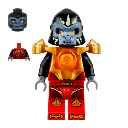 Фигурка Lego Gorilla Tribe Gorzan Legends of Chima loc091 Б/У - Retromagaz