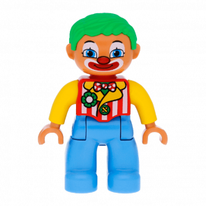 Фігурка Lego Boy Clown Duplo 47394pb151 Б/У