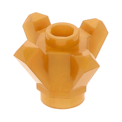 Скеля Lego Коштовність 10шт Crystal 4 Point 1 x 1 11127 28568 6030222 Pearl Gold Б/У - Retromagaz