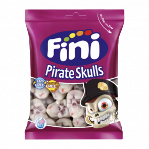 Конфеты Жевательные Fini Pirate Skulls Halloween 90g - Retromagaz