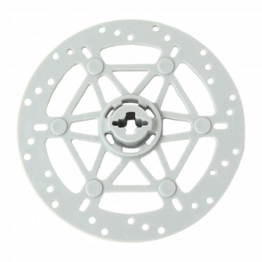 Technic Lego Система Управления Brake Disk 6 x 6 65416 6285654 Light Bluish Grey Б/У - Retromagaz