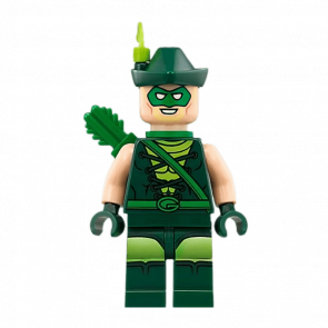 Фигурка Lego DC Green Arrow Hat with Feather Super Heroes sh0465 Б/У