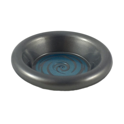 Посуд Lego Dish 3 x 3 with Metallic Light Blue Swirl Pattern 6256pb06 6233916 Flat Silver Б/У - Retromagaz