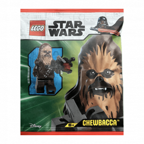 Конструктор Lego Фігурка Chewbacca Medium Nougat Fur Paper Bag Star Wars 912404 sw0532 Новий