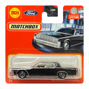 Машинка Большой Город Matchbox 1964 Lincoln Continental Showroom 1:64 HVN35 Black - Retromagaz