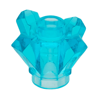 Скала Lego Драгоценность 20шт Crystal 4 Point 1 x 1 11127 28568 6019570 6248885 Trans-Light Blue Б/У - Retromagaz