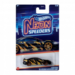 Тематична Машинка Hot Wheels Custom '01 Acura Integra GSR Neon Speeders 1:64 HLH72/HRW73 Black - Retromagaz