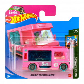 Машинка Базовая Hot Wheels Barbie Dream Camper Getaways 1:64 GRX39 Pink - Retromagaz