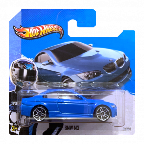 Машинка Базова Hot Wheels BMW M3 City 1:64 X1666 Blue - Retromagaz