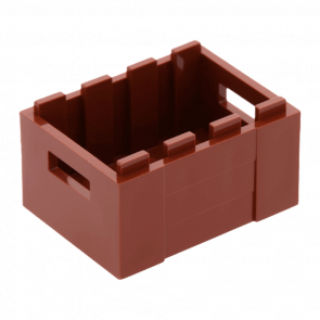 Ємність Lego Crate 2/3 3 x 4 x 1 30150 4211185 Reddish Brown 2шт Б/У - Retromagaz