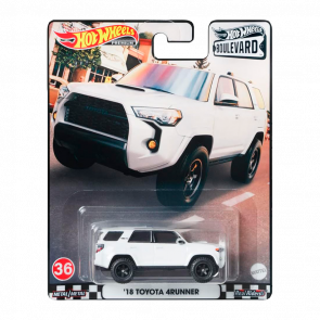 Машинка Premium Hot Wheels '18 Toyota 4Runner Boulevard 1:64 GRM08 White - Retromagaz