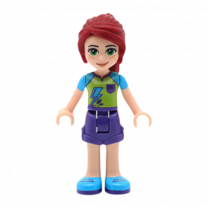 Фигурка Lego Girl Mia Dark Purple Shorts Friends frnd255 1 Б/У