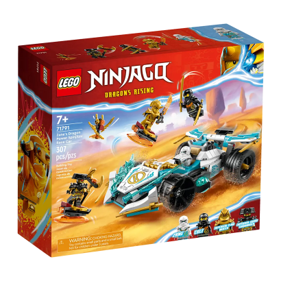 Конструктор Lego Zane's Dragon Power Spinjitzu Race Car Ninjago 71791 Новий - Retromagaz