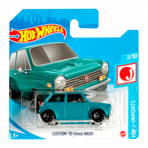 Машинка Базова Hot Wheels Custom '70 Honda N600 J-Imports 1:64 GTB82 Green - Retromagaz