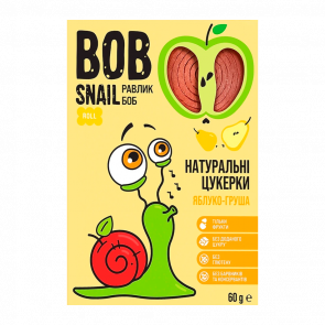 Цукерки Натуральні Bob Snail Яблучно-Грушеві - Retromagaz