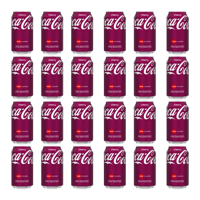 Набор Напиток Coca-Cola Cherry 330ml 24шт - Retromagaz