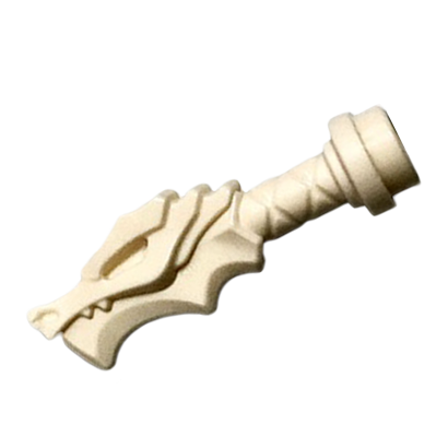 Оружие Lego Меч Sword Hilt with Dragon Head 36017 6301803 White 4шт Б/У - Retromagaz