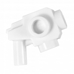 Оружие Lego Стрелковое 2шт Gun Blaster with Studs on Sides 44709 6253694 White Б/У