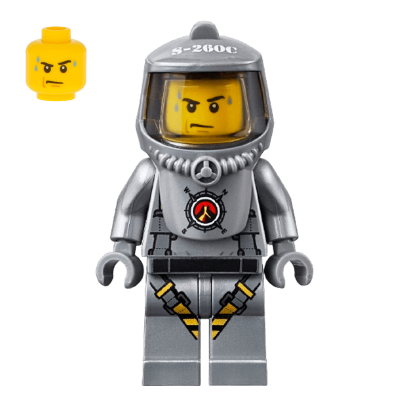 Фігурка Lego Volcano Explorers Male Scientist with Heatsuit City cty0690 Б/У - Retromagaz