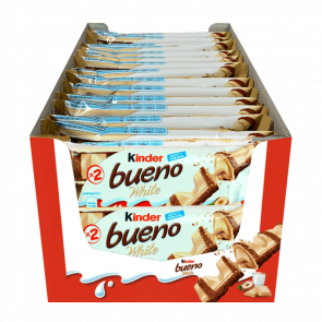 Набор Батончик Kinder Bueno 30шт White 2 Pieces 43g - Retromagaz